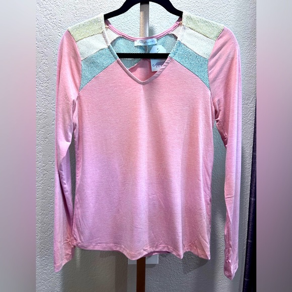 Ces Femme Tops - NWT Ces Femme Women’s Jersey Top Pink Size Small